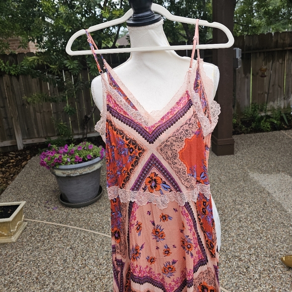 Free people Stevie Scarf Print Maxi Dress   XS - Picture 16 of 16